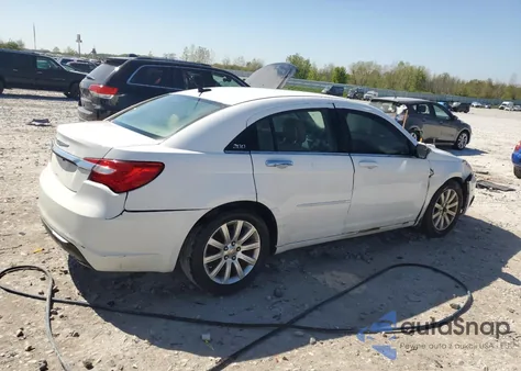 2013 Chrysler 200 Limited из США, поврежденный, VIN 1C3CCBCGXDN607819